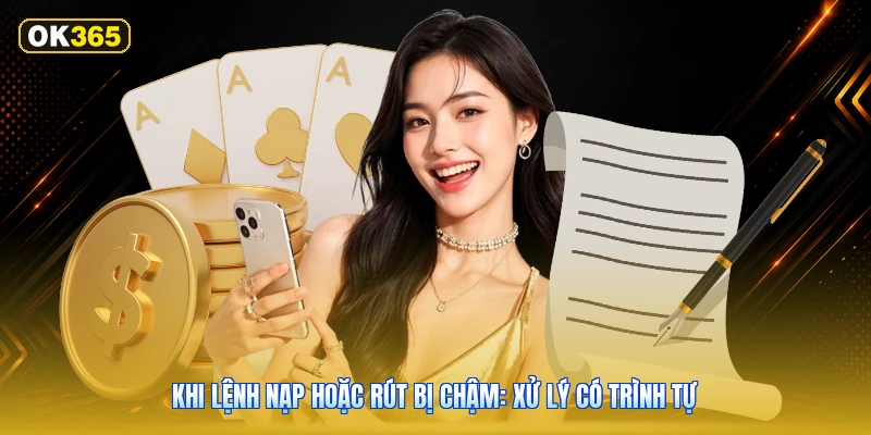Khi lệnh nạp hoặc rút bị chậm: xử lý có trình tự