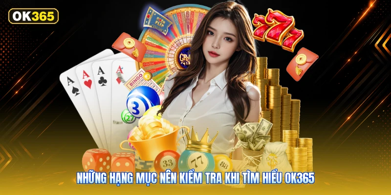 Những hạng mục nên kiểm tra khi tìm hiểu OK365