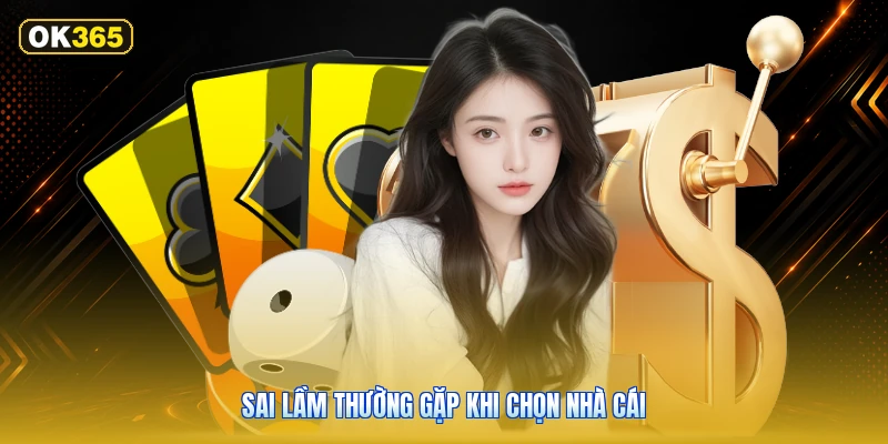 Sai lầm thường gặp khi chọn nhà cái