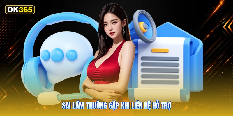 Sai lầm thường gặp khi liên hệ hỗ trợ