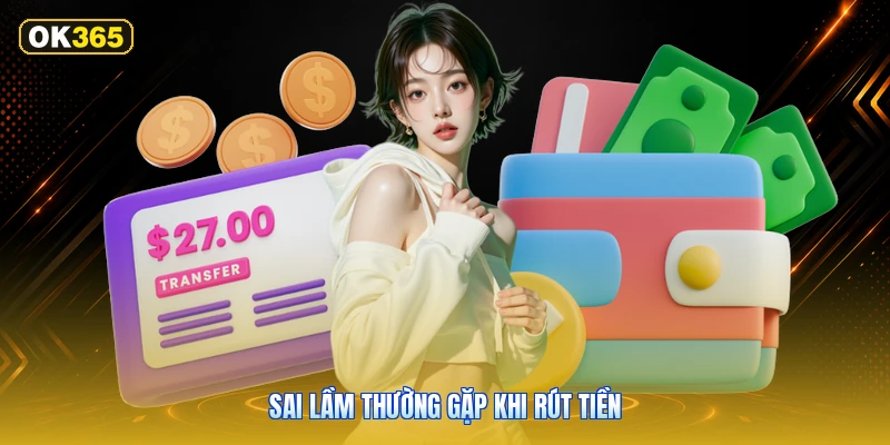 Sai lầm thường gặp khi rút tiền