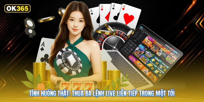 Tình huống thật: thua ba lệnh live liên tiếp trong một tối